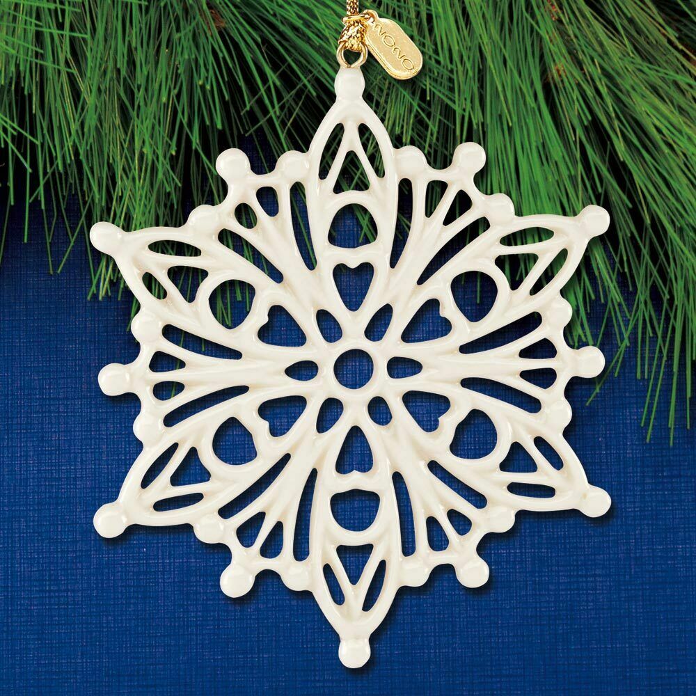 Lenox 2020 Snow Fantasies Snowflake Ornament Annual Christmas Porcelain NEW1