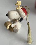 Lenox Peanuts Snoopy's List For Santa Figurine Ornament Woodstock Christmas NEW6