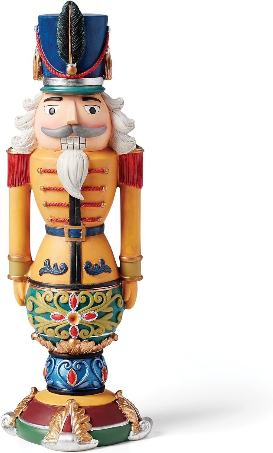 Lenox Nutcracker Ballet Soldier Figurine Merry & Bright Gold  12.5 Christmas NEW0