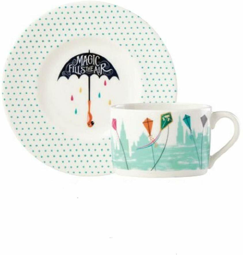 Lenox Disney Mary Poppins Returns Teacup & Saucer Kite Magic Fills The Air NEW0