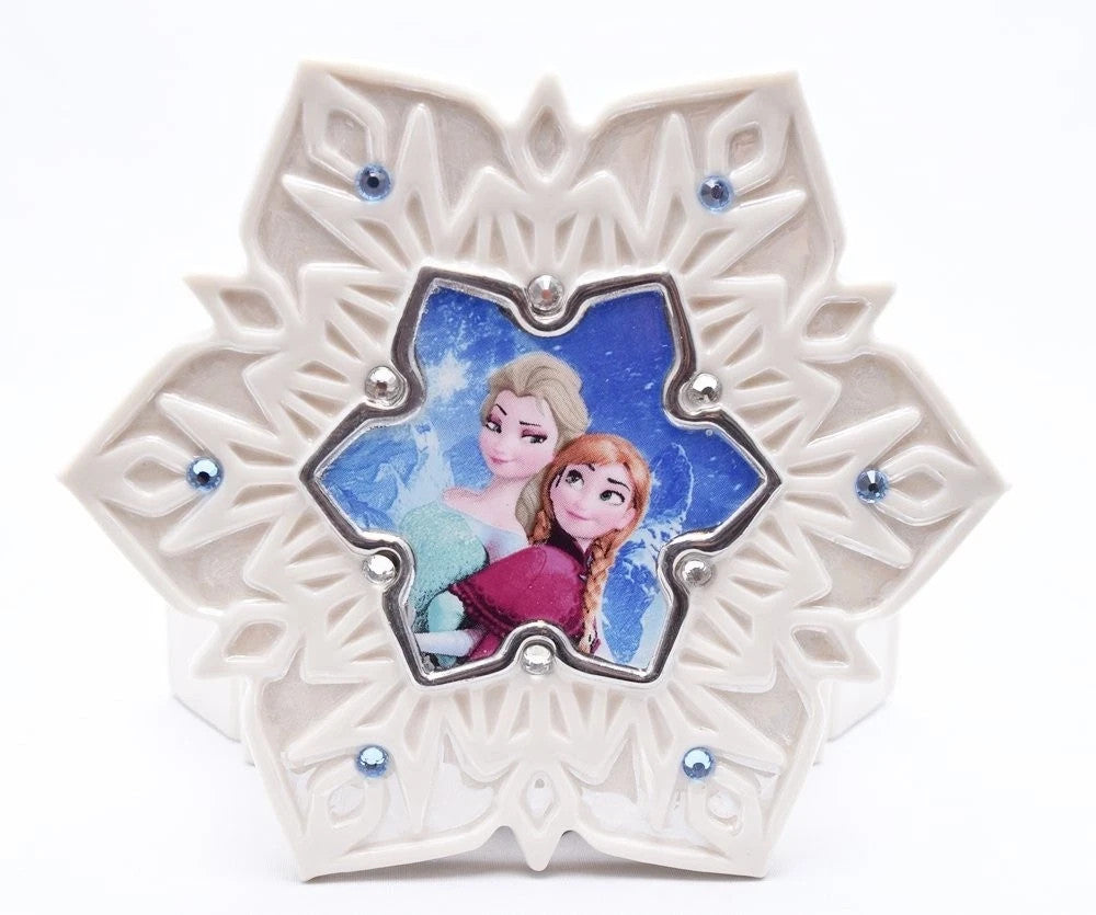 Lenox Disney Frozen Elsa & Anna Sisters Treasure Box Snowflake Crystals Gift NEW11