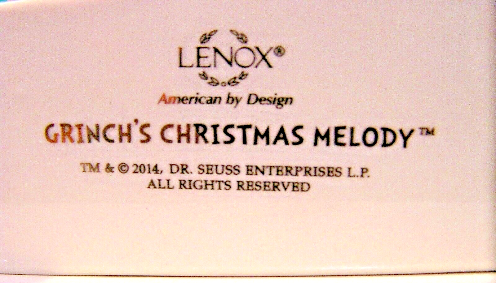 Lenox Grinch's Christmas Melody Figurine 2 PC Piano Dr Seuss Who Stole COA NEW3