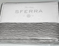 Sferra Ondate Queen Blanket Cover Sham Set 2PC Gunmetal Grey Textured Cotton NEW0