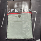 Sferra BrielIe Seamist Standard Pillowcase Egyptian Cotton Damask 1020 Italy NEW6