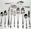 Lenox Marietta 54PC Flatware Set Service for 8 + Hostess Set Stainless 18/10 NEW0