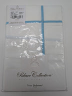 Yves Delorme Athena Queen Duvet Euro Set 3PC Aqua Stripes Egyptian Percale NEW6