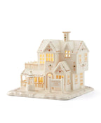 Lenox Mistletoe Park Lighted The Ski Lodge Figurine Treasures Christmas NEW1