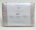 Sferra Corda Pink King Sheet Set 4PC Hematite 100% Cotton Sateen Silky Italy NEW4