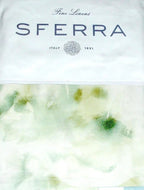 Sferra Acquerello Willow Euro Sham Brush Strokes Cotton Sateen Print Italy NEW8