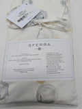 Sferra Punti Platinum Standard Sham Grey Taupe Dots Cotton Percale  Italy NEW0