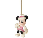 Lenox Disney 2022 Minnie Mouse Figurine Ornament Snow Games Snowball Fight NEW0