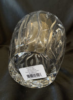 Lenox  Irish Spring Darcy Crystal Vase Vertical Cuts Hand Cut 10" Ireland NEW4