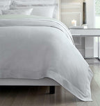 Sferra Idetta Ice Standard Sham Mosaic Design Jacquard Cotton Sateen Italy NEW2