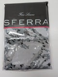 Sferra Pallina Pewter Euro Sham 100% Egyptian Cotton Sateen Print Italy NEW0
