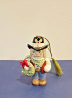 Lenox 2020 Cowboy Nutcracker Figurine Ornament Annual Sherriff Hat Christmas NEW5