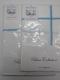 Yves Delorme Athena Queen Duvet Euro Set 3PC Aqua Stripes Egyptian Percale NEW0
