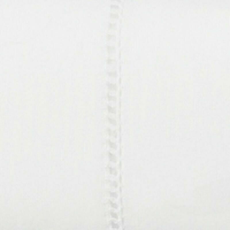 Sferra Matteo White King Sheet Set 4PC 100% Cotton Sateen Hemstitch Italy NEW6