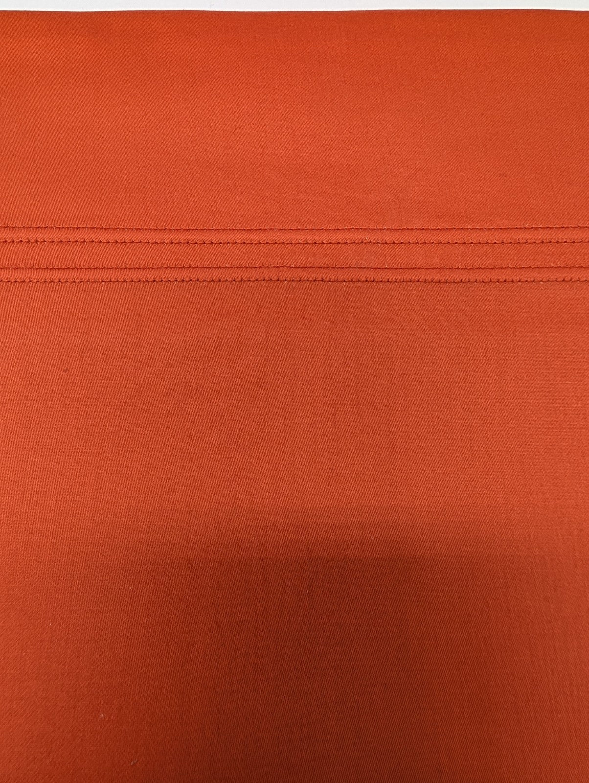 Yves Delorme Triomphe Orange Queen Sheet Set 4PC 100% Egyptian Cotton Sateen NEW15