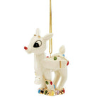 Lenox 2020 Rudolph's Christmas Glow Ornament Figurine Red Nosed Reindeer NEW0
