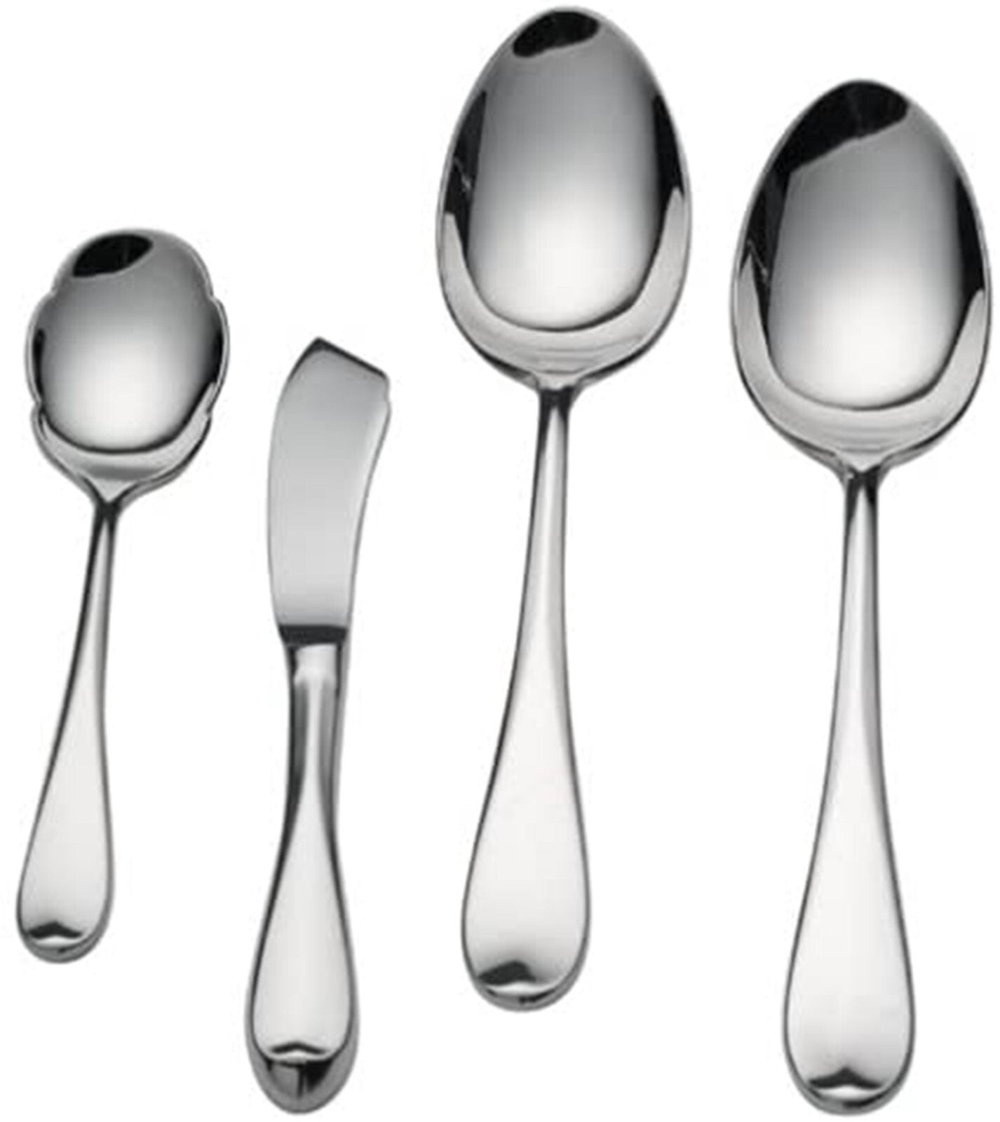 Gorham Studio 4 Piece Serving Set Hostess Flatware 18/10 Stainless Steel NEW0