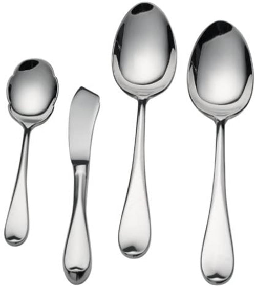 Gorham Studio 4 Piece Serving Set Hostess Flatware 18/10 Stainless Steel NEW0