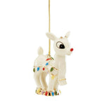 Lenox 2020 Rudolph's Christmas Glow Ornament Figurine Red Nosed Reindeer NEW1