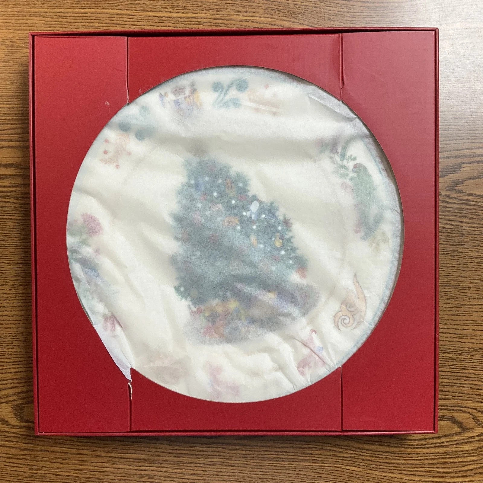 Lenox 2025 New Zealand Collector Plate Trees Around The World 35th Christmas NEW8