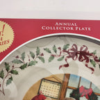 Lenox 2016 Santa Holiday Collectors Plate Annual Making A List Christmas USA NEW5