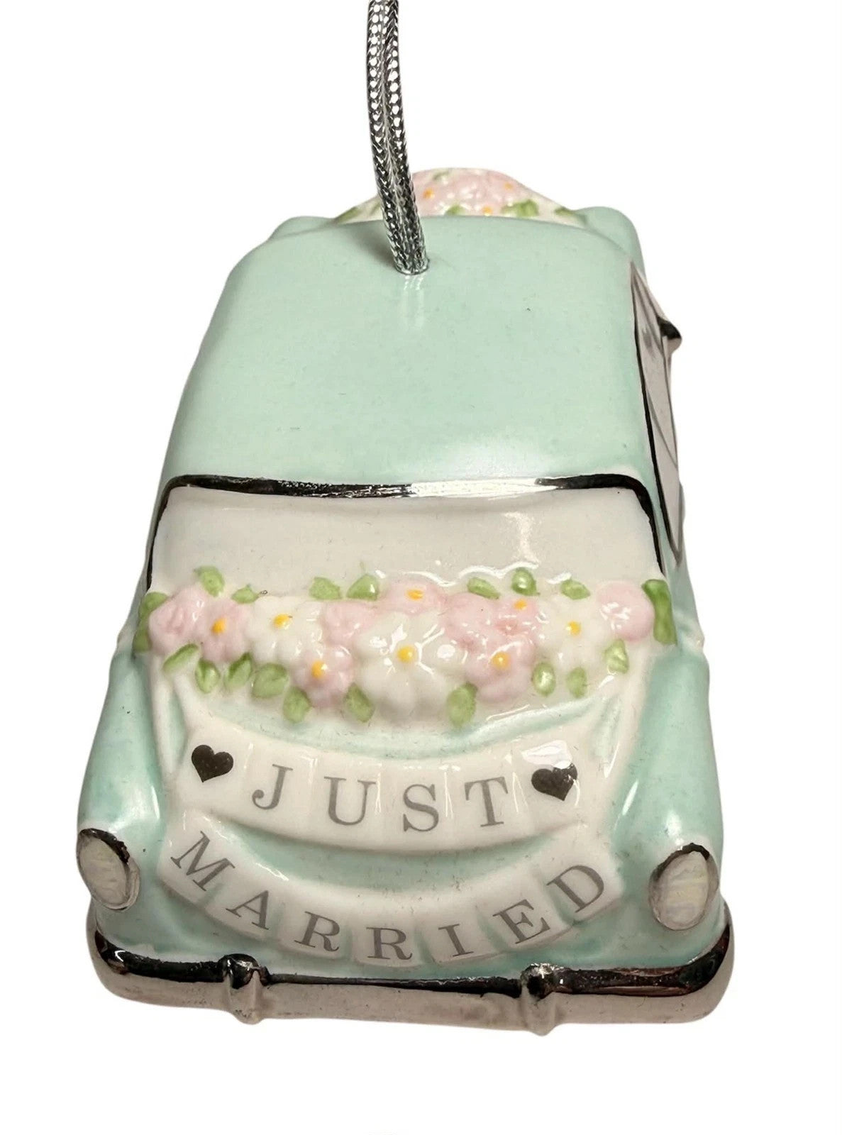 Lenox 2020 Wedding Car Ornament Just Married Honeymoon Retro Gift Christmas NEW4