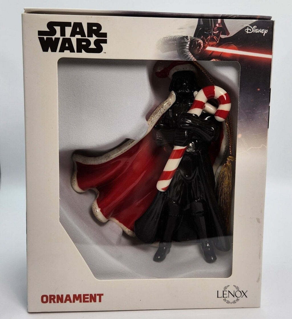 Lenox Disney Darth Vadar Ornament Figurine Candy Cane Star Wars Christmas NEW6