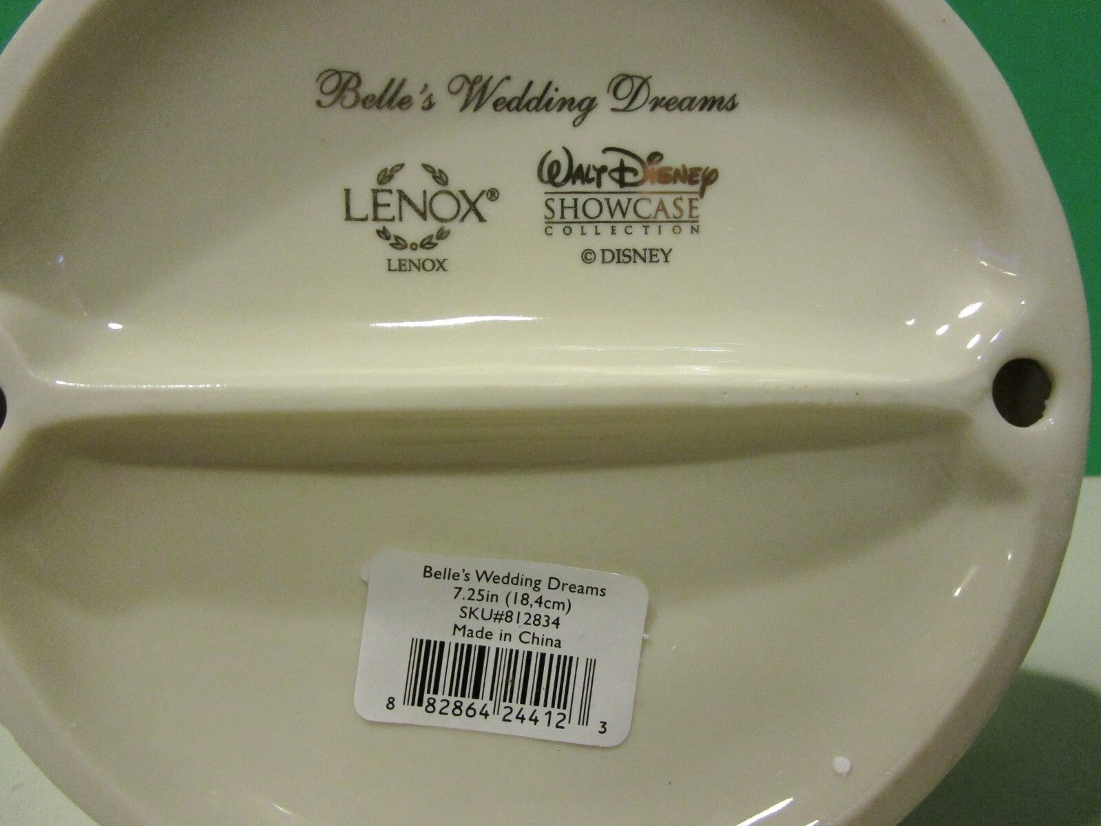 Lenox Disney Belle's Wedding Dreams Figurine Cake Topper Beauty & The Beast  NEW6