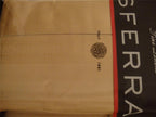 Sferra Capri Honey Queen Flat Sheet Egyptian Cotton Sateen Jacquard 1020TC NEW5
