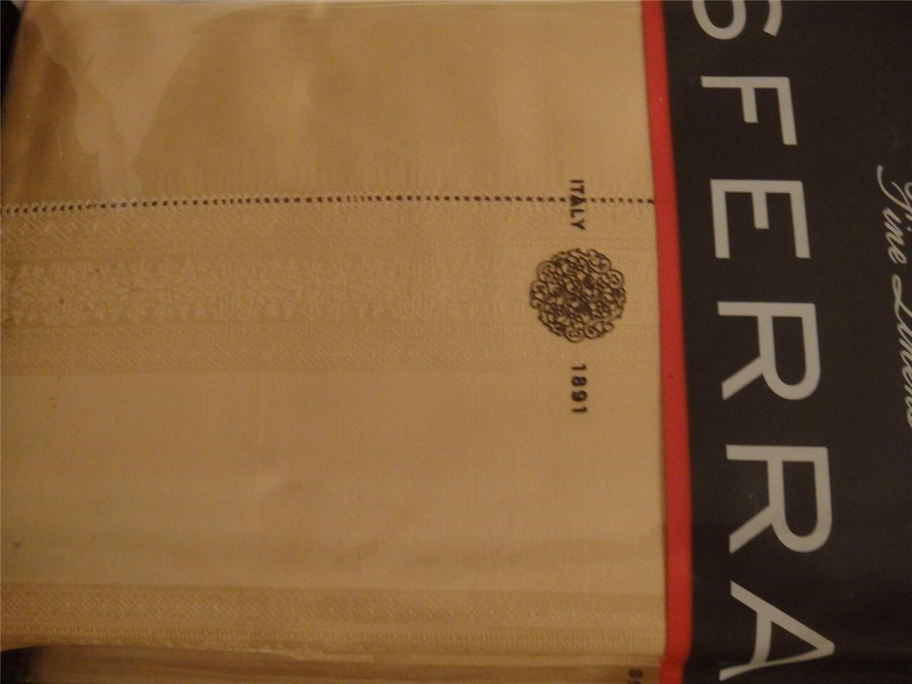 Sferra Capri Honey Queen Flat Sheet Egyptian Cotton Sateen Jacquard 1020TC NEW5