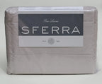 Sferra Corda Pink King Sheet Set 4PC Hematite 100% Cotton Sateen Silky Italy NEW6