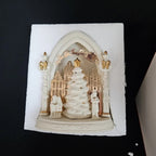 Lenox Illuminations Lighted Christmas Tree Carolers Figurine Town Square NEW6