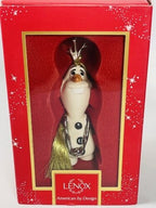 Lenox Disney Frozen Ornament Set of 3 Queen Elsa Snowflake Olaf Christmas NEW7