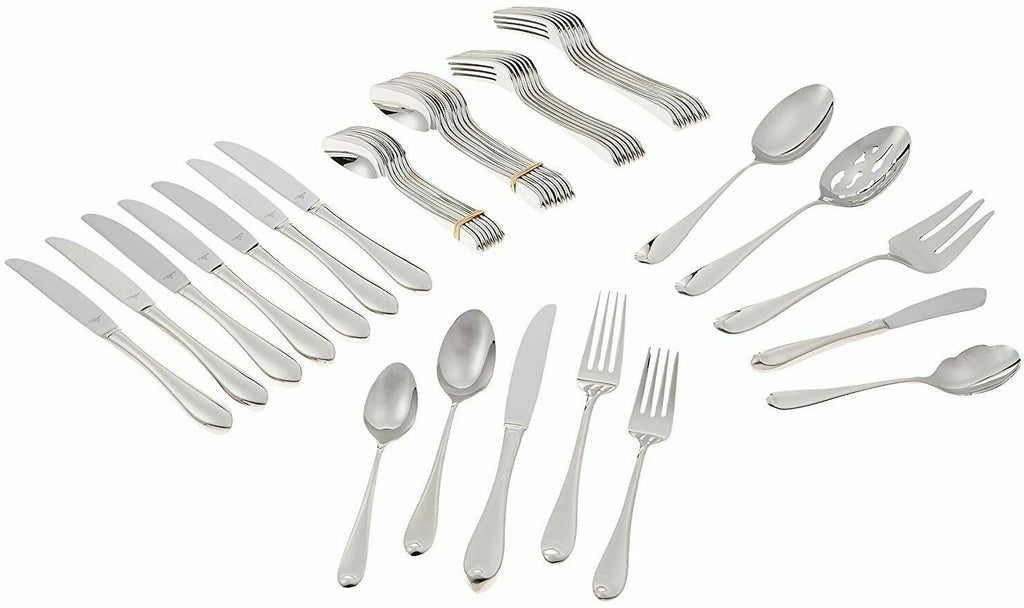 Gorham Studio 45 Piece Flatware Set Service for 8 Stainless Steel 18/10 Gift NEW0