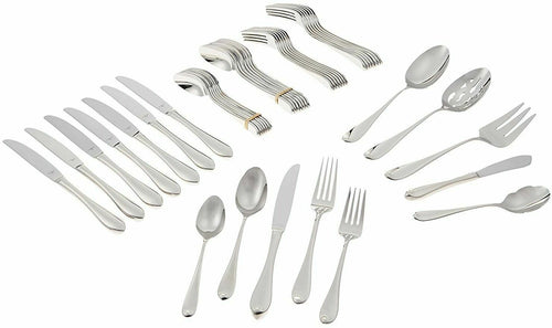 Gorham Studio 45 Piece Flatware Set Service for 8 Stainless Steel 18/10 Gift NEW0