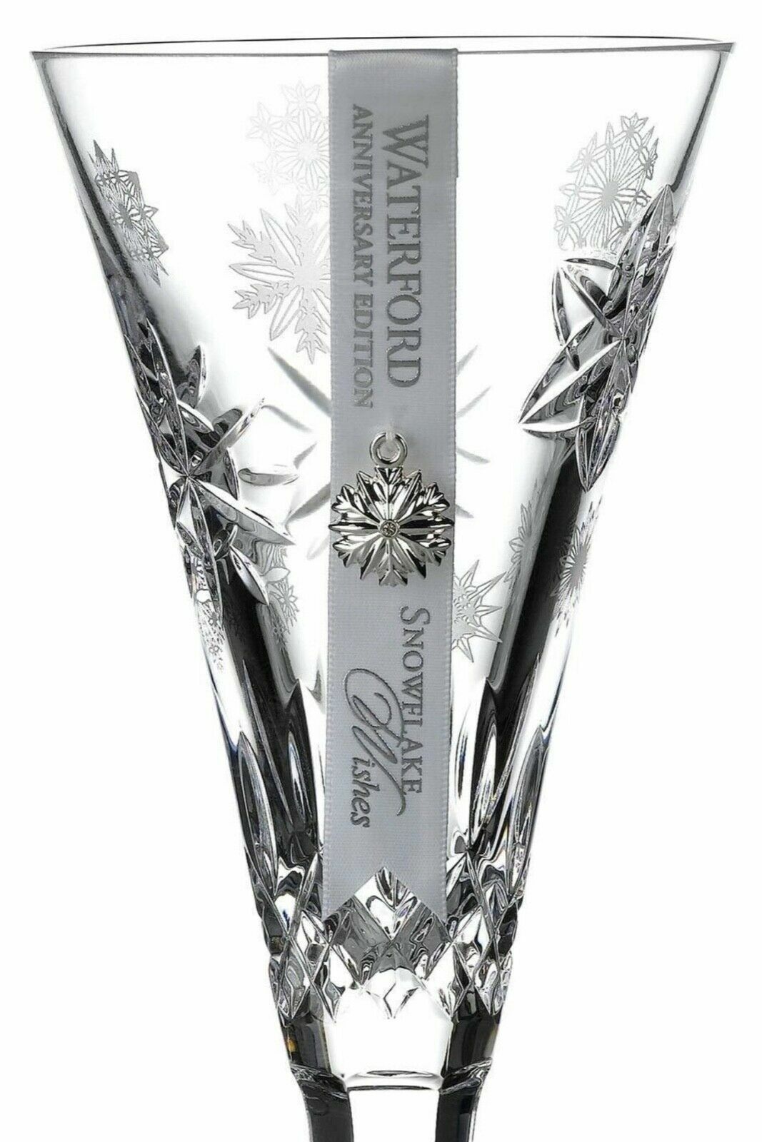 Waterford Crystal 2020 Snowflake Wishes Love Flute 10th Ed #1055481 NEW IN BOX1