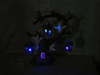 Lenox Halloween Spooky Lighted Tree Figurine Ghoulish Lanterns Ghosts Owl NEW2
