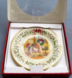 Lenox 2016 Santa Holiday Collectors Plate Annual Making A List Christmas USA NEW1
