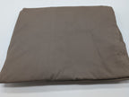 Sferra Celeste Brown Queen Bed Skirt Chestnut Gathered Egyptian Cotton Italy NEW12