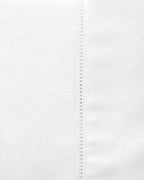 Sferra Gino White King Pillowcases 2 Solid 100% Cotton Percale 450TC Italy NEW4