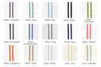 Sferra Grande Hotel Ivory Standard Sham Ivory Stripes Cotton Percale Italy NEW8