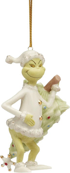 Lenox Grinch Stealing The Christmas Tree Figurine Ornament Dr Seuss 2024 NEW0