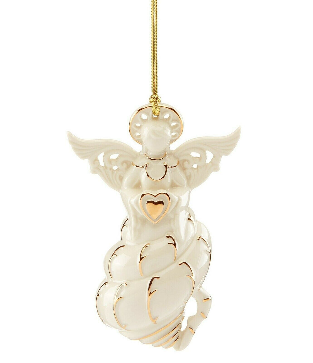 Lenox Angel of the Sea Seashell Figurine Ornament Ocean Heart 2020 Christmas NEW0