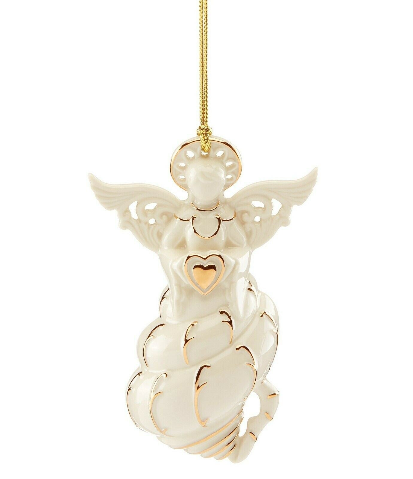 Lenox Angel of the Sea Seashell Figurine Ornament Ocean Heart 2020 Christmas NEW0