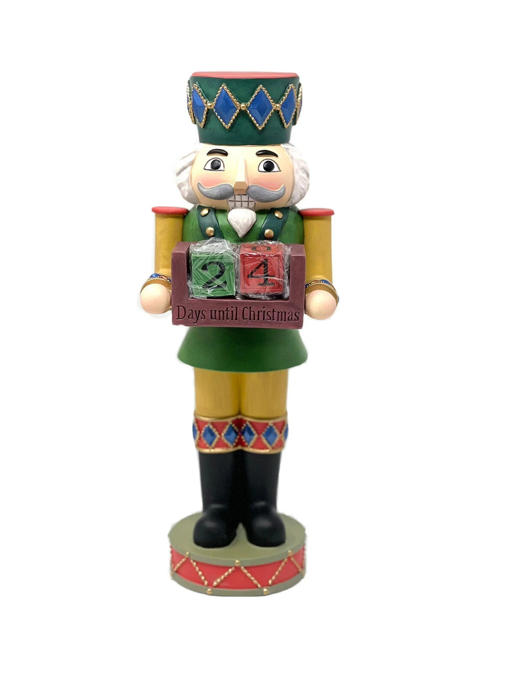 Lenox Countdown To Christmas Nutcracker Figurine Calendar Number Blocks Gift NEW7