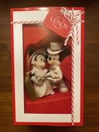 Lenox Disney Minnie's Dream Wedding Ornament Mickey Mouse Ring 3.5" Bride New2