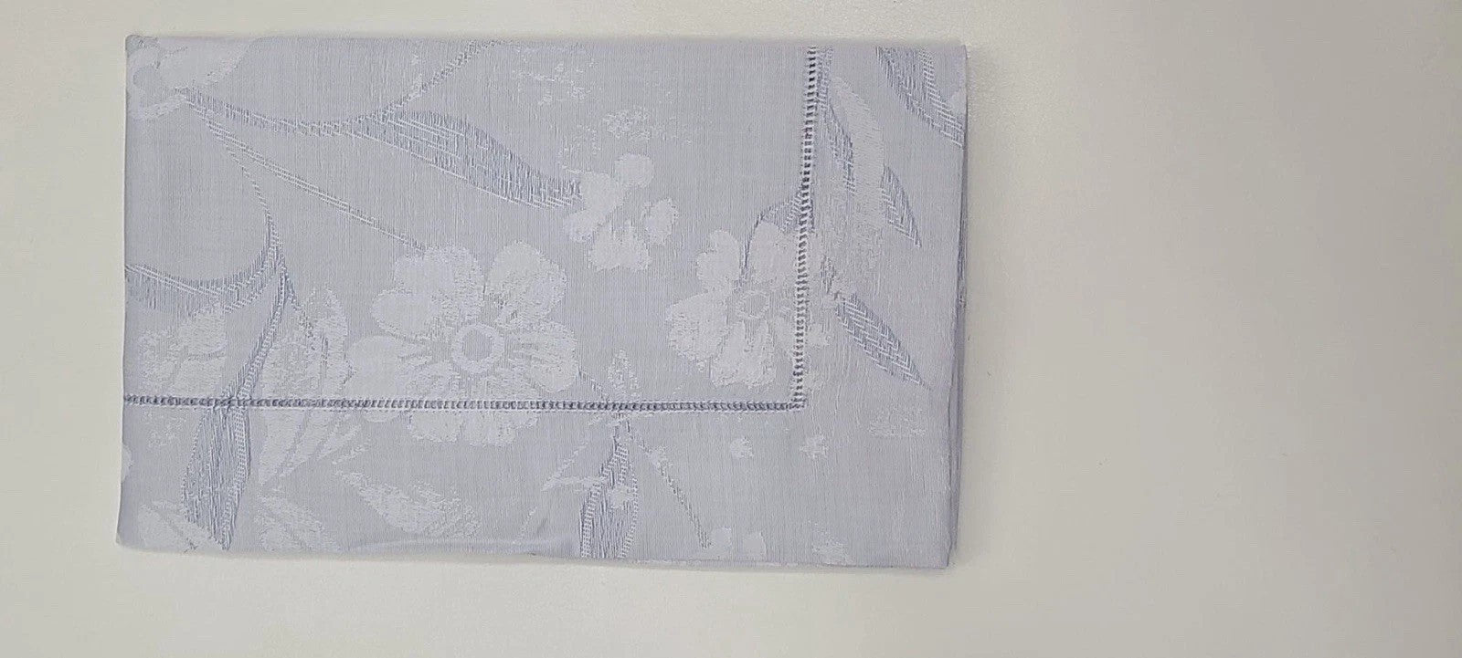 Sferra Lizana Blue Standard Shams Pair Floral Cotton Sateen Jacquard Italy NEW8